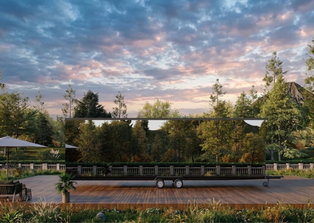 Mirror House Voyage – mobile mirror home | VI invest