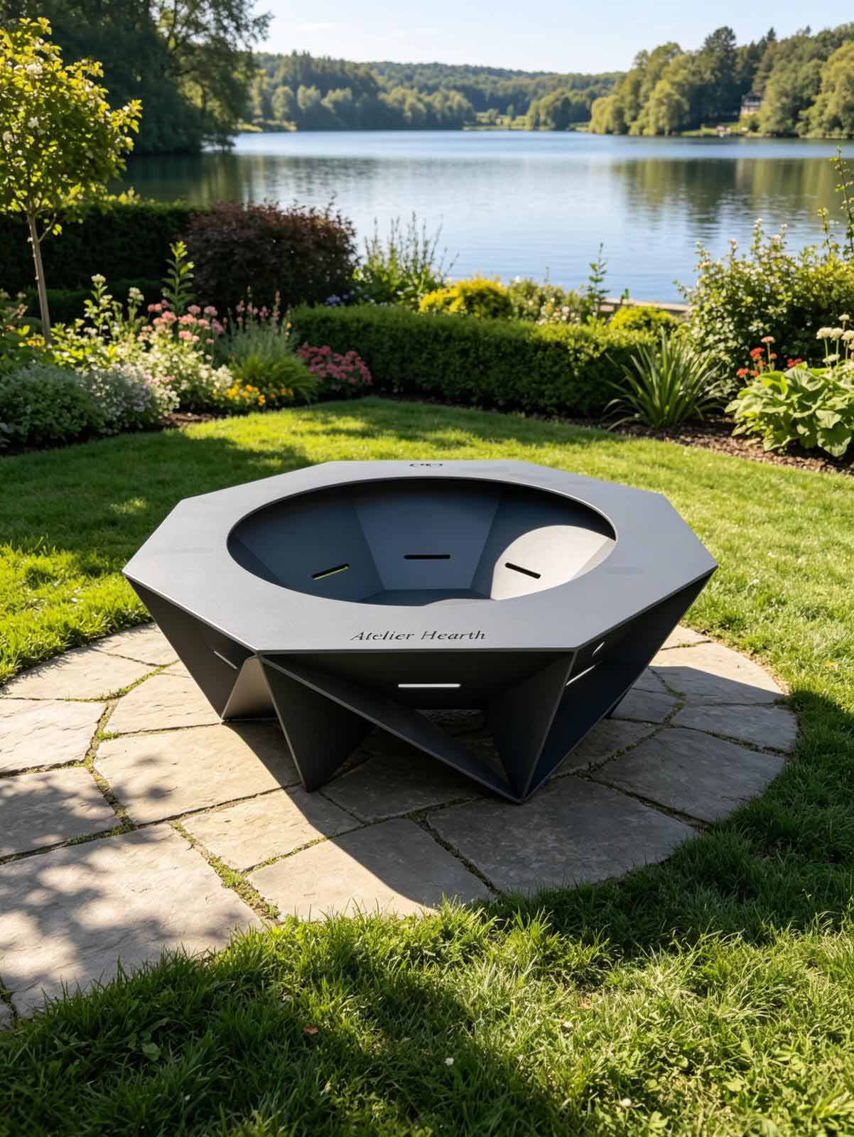 Ohniště Atelier Hearth (RAL 7016)
