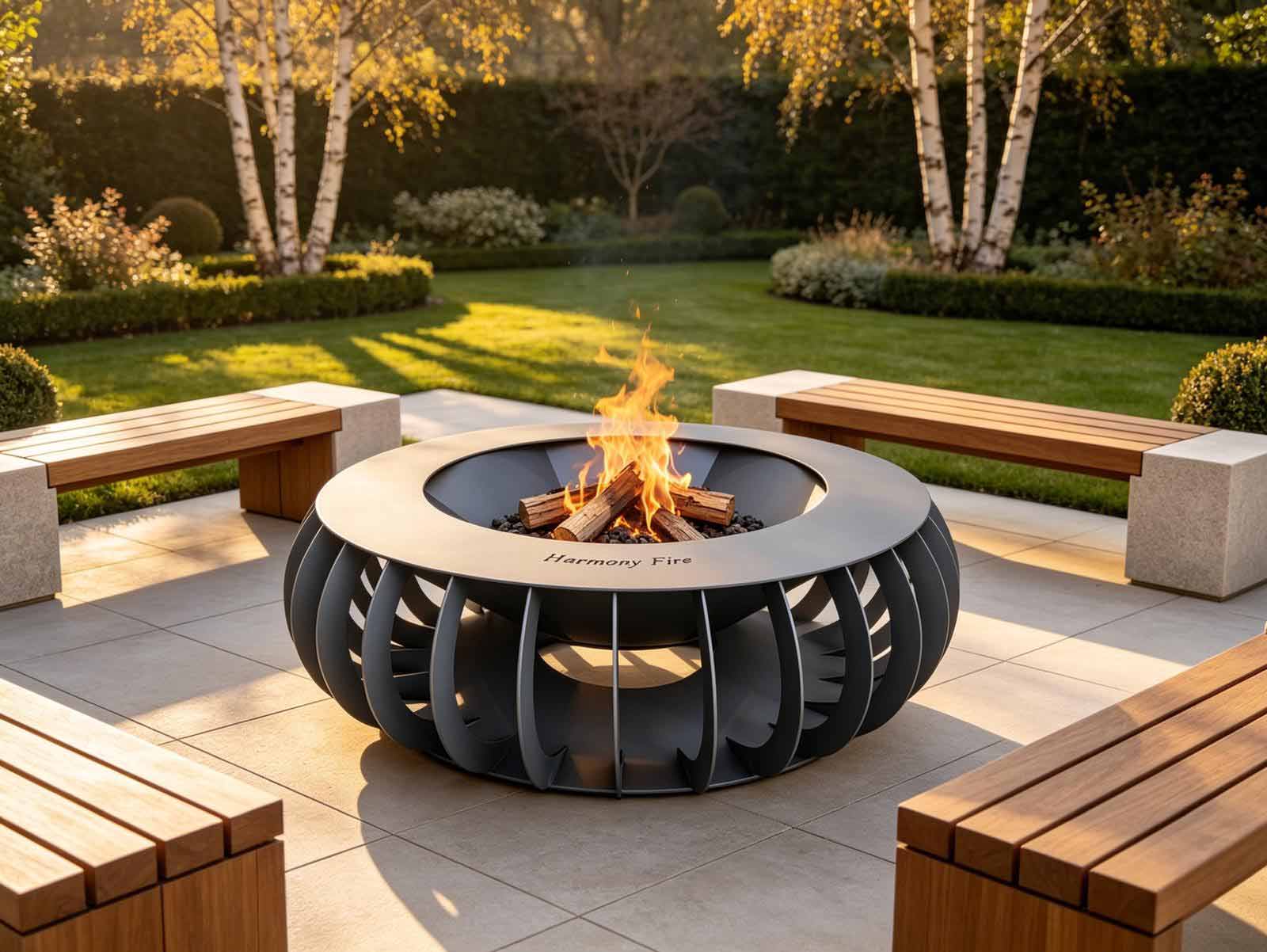 Ohniště Harmony Fire (RAL 7016)