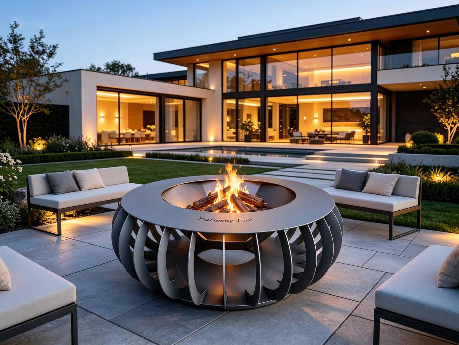 Ohniště Harmony Fire (RAL 7016)