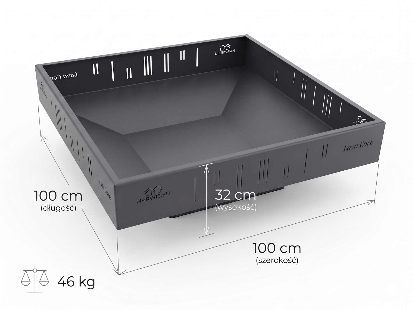 Ohniště Lava Core (INOX)