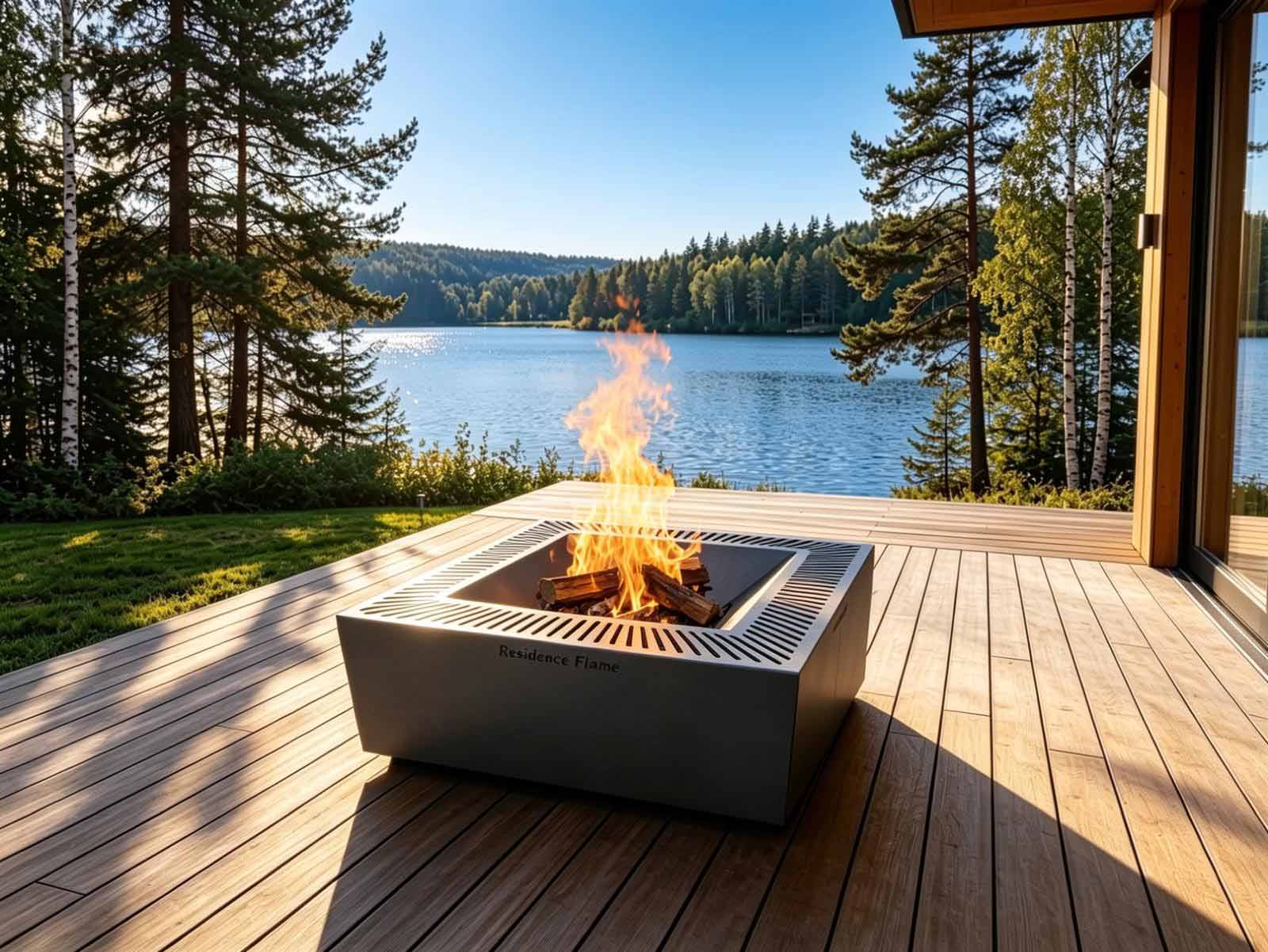 Ohniště Residence Flame (RAL 7016)
