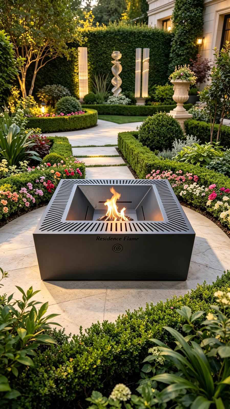 Ohniště Residence Flame (RAL 7016)