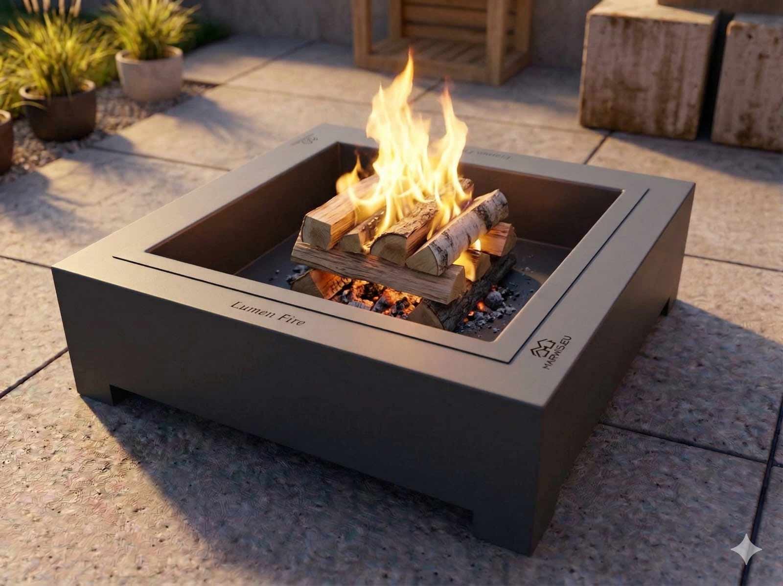 Ohniště Lumen Fire (RAL 7016)