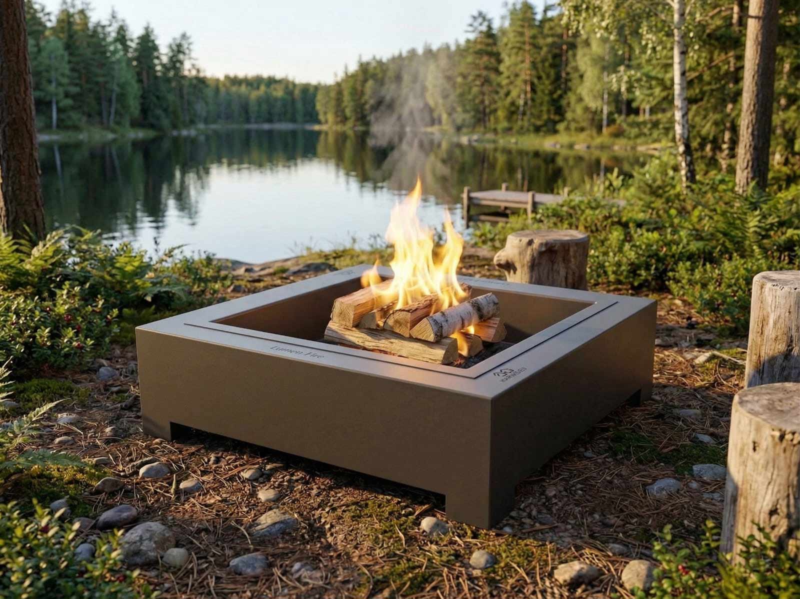 Ohniště Lumen Fire (RAL 7016)